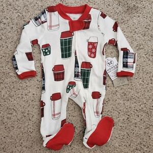 New Honest Christmas Holiday Onesie